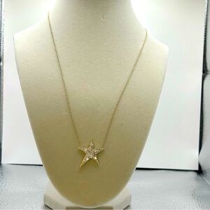 Melinda Maria Gold Starburst Necklace